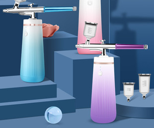 New oxygen injection instrument home facial high-pressure spray moisturizer face steamer essence into beauty salon beauty equipment
