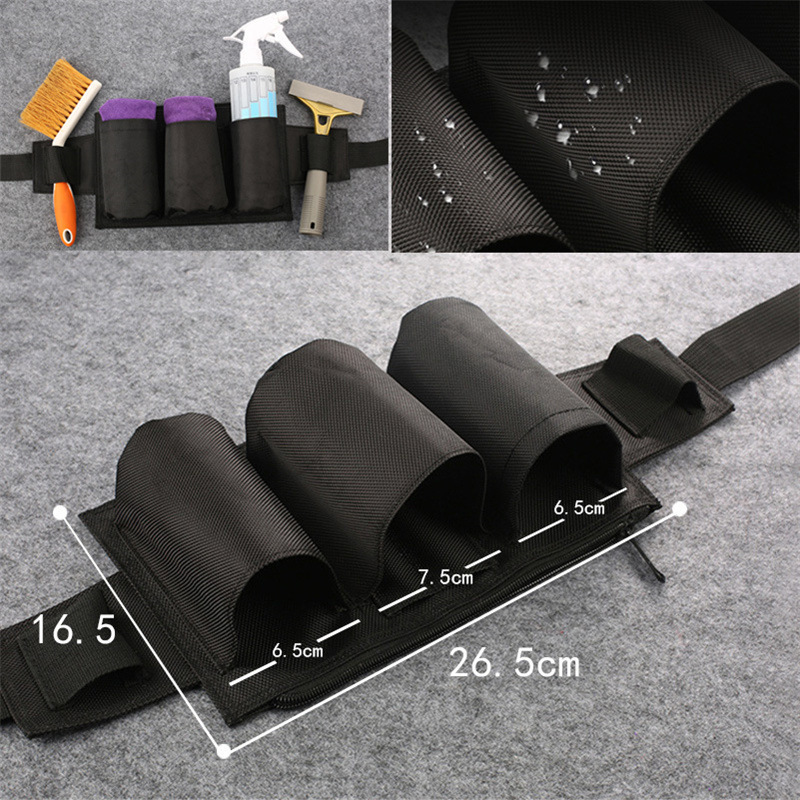 Cross-border impermeable paño de Oxford limpiador bolsa de cintura especial limpiador bolsa de cintura de jardín artesanal bolsa de cintura en stock al por mayor