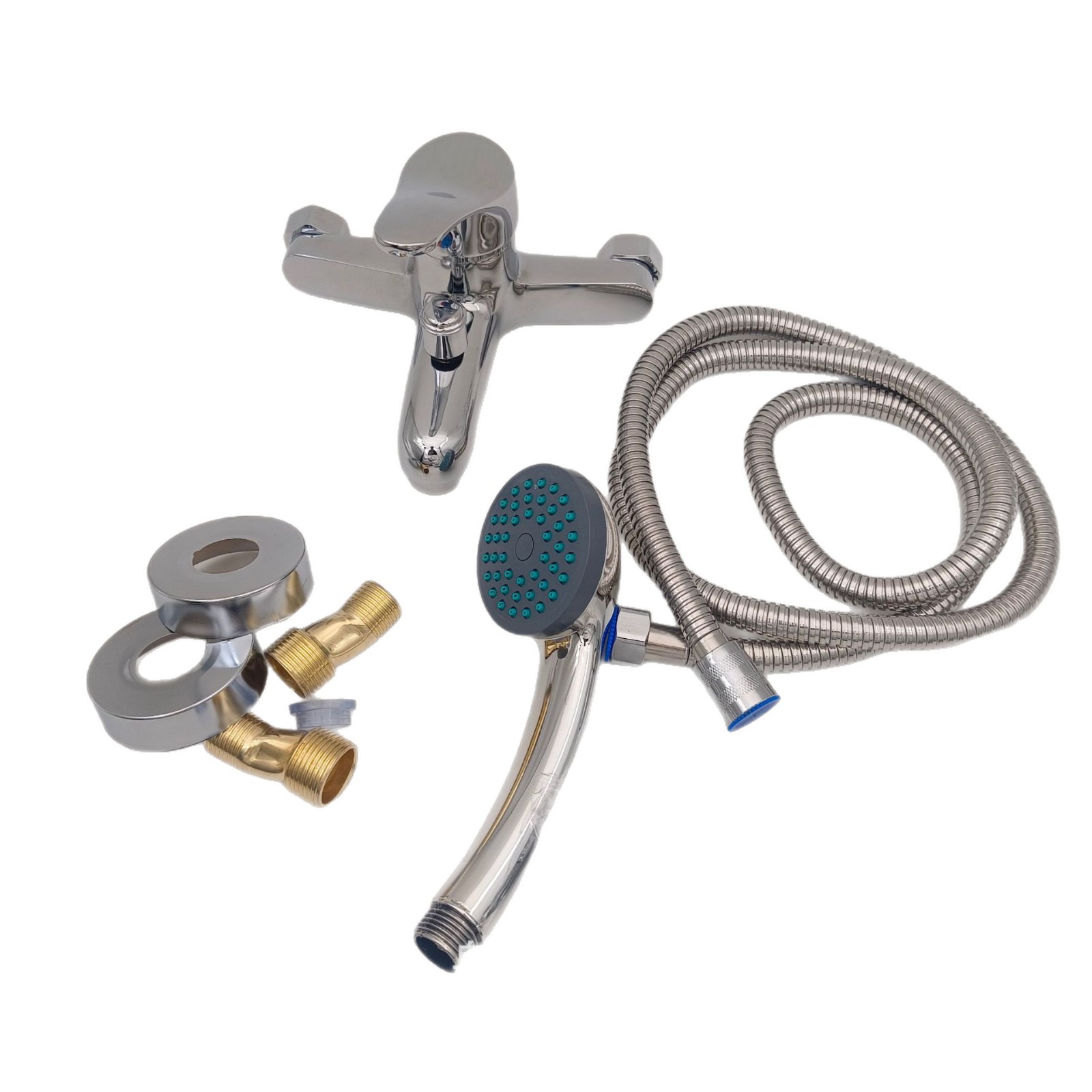 Grifo Mezclador para Lavabo de Aleación de Zinc, Agua Fría y Caliente, Galvanizado, para Baño y Lavabo image 6