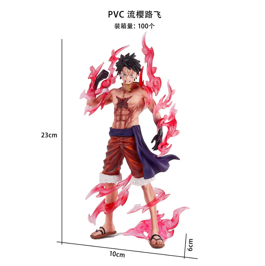Фигура Luffy из PVC — коллекционная игрушка One Piece, несколько поз и выпусков, в пакетике или на окне