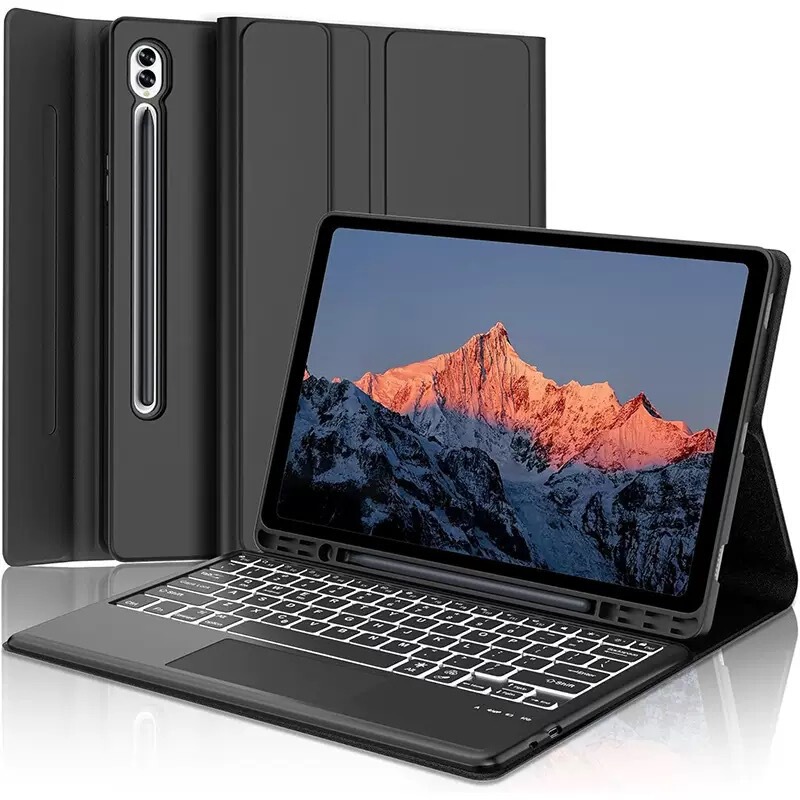 Samsung S8/S9/S10 Tablet Protective Case 11/12.4Fe Bluetooth Magic Keyboard with Magnetic Detachable Design Samsung S8/S9/S10 Tablet Protective Case 11/12.4Fe Bluetooth Magic Keyboard with Magnetic Detachable Design