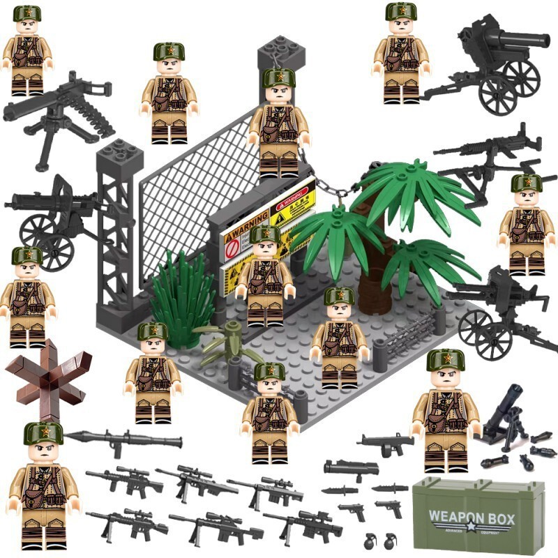 Cross-Border Aliexpress Building Block Assembled Doll Us Army German Army British Army World War Ii Military Educational Toys Heavy Weapons Sniper Cross-Border Aliexpress Building Block Assembled Doll Us Army German Army British Army World War Ii Military Educational Toys Heavy Weapons Sniper