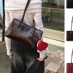 原版高品质韩国stand长柄单肩腋下包大容量爱心耳机包子母托特包