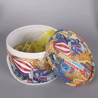 Детская бумажная игрушка ведро, подарочная упаковка, бумажная трубка, строительные блоки, пазл, детская игрушка, упаковочная бумага, возможна индивидуальная настройка