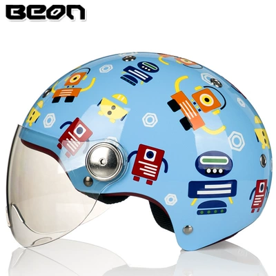 Motorcycle Safety Supplies, lightweight personality - bright-light-bluecolor-robot-m