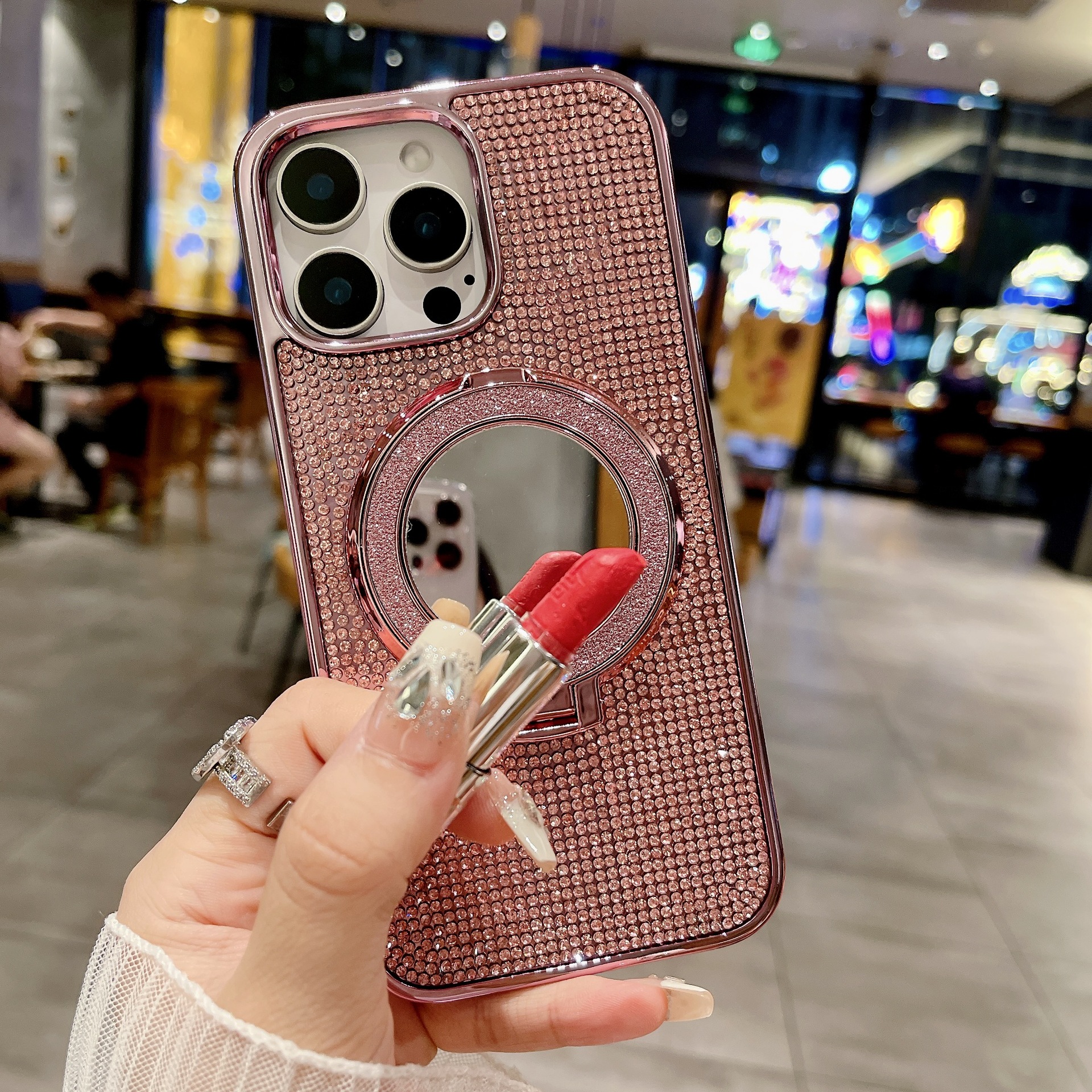 70g Weight iPhone Applicable Brands Phone Cases Classification tpu Material Solid Color Pattern Retro, Sweet Style White, Pink, Gold Color Tpu Solid Color Retro Sweet Phone Cases Phone Accessories 5