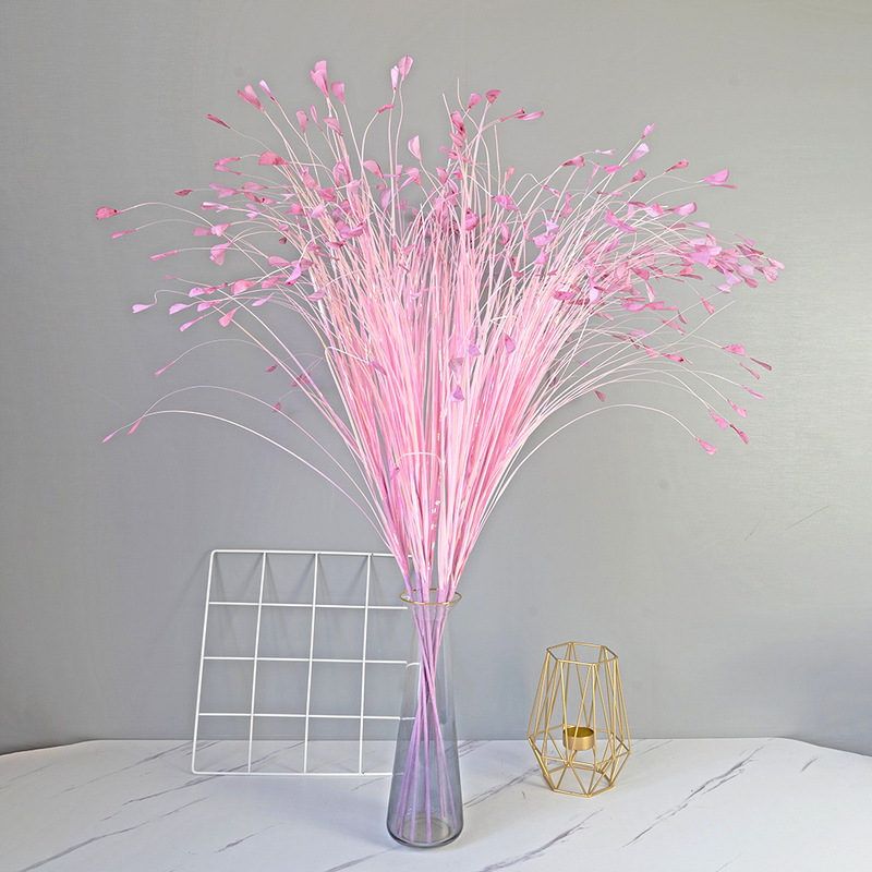 40 Artificial Peacock Grass Flowers for Wedding Stage Decoration, Fake Flower Bouquet, Butterfly Flower, Artificial Peacock Grass 40 Artificial Peacock Grass Flowers for Wedding Stage Decoration, Fake Flower Bouquet, Butterfly Flower, Artificial Peacock Grass