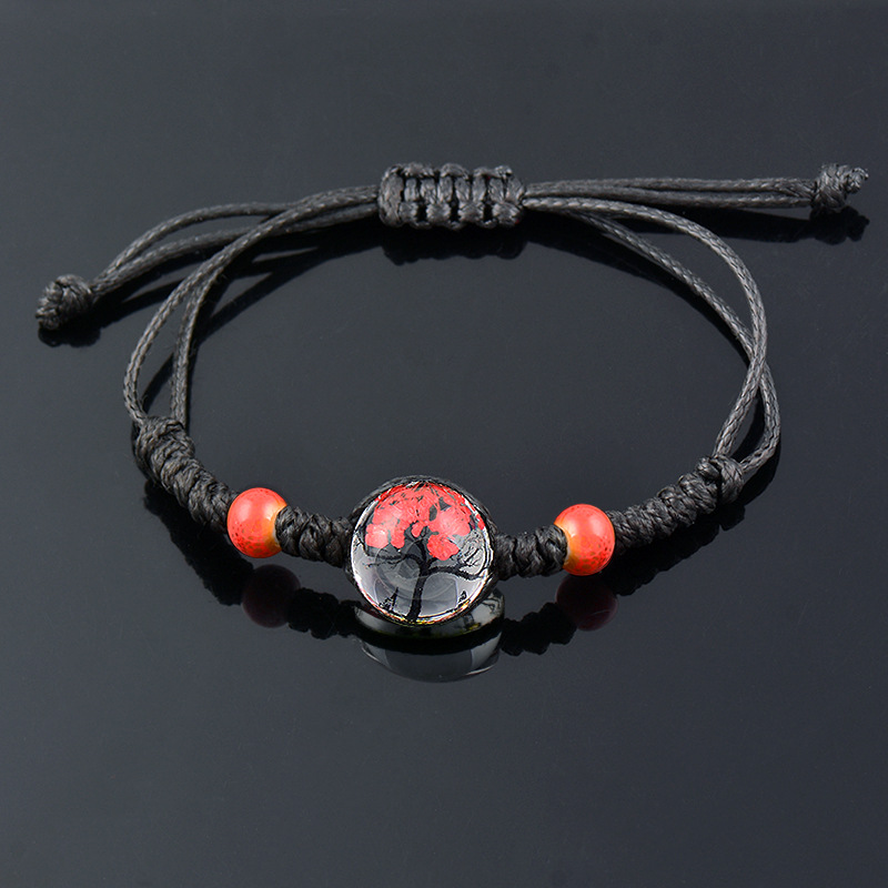 1 Piece Ethnic Style Flower Glass Rope Women's Bracelets display picture 5