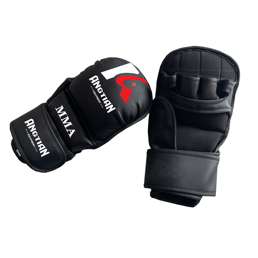 Fábrica Angtian personalizada guantes de boxeo profesional MMA boxeo Muay Thai guantes de boxeo