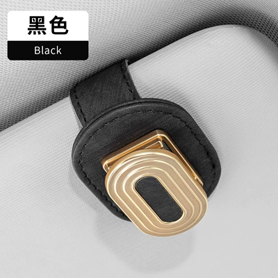 Sunglasses Holder Car Glasses – Car Glasses Clip/Bill Clip - a07-threaded-glasses-clip-black