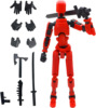 Multi-joint movable minifigure, mechanical doll, 3D, anti-stress
