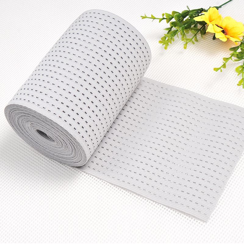 Belt Mesh Mesh Mesh abdominal belt breathable elastic belt pregnant women buttonhole adjustment fish silk hollow elastic belt