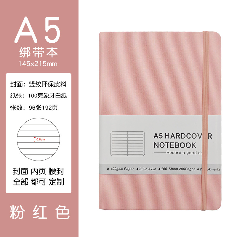 Agenda A5 con cierre – diseño floral, cubierta dura, personalizable image 7