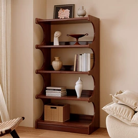 实木床;书架;餐桌