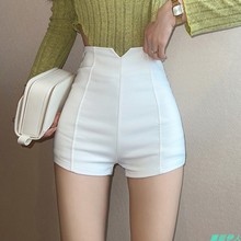 黑色超短裤辣妹紧身性感显瘦热裤包臀女夏季2024韩版高腰显瘦靴裤