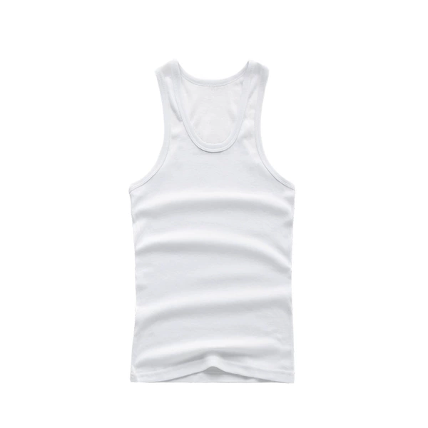 Cotton white vest