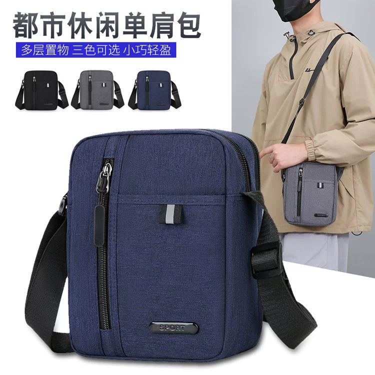 One-shoulder bag, capacious universal shoulder bag for leisure, for import