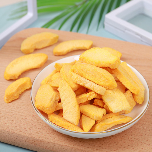 Freeze-dried yellow peach dried yellow peach crisps manufacturer bulk net weight wholesale dried yellow peach wholesale fruit freeze-dried yellow peach