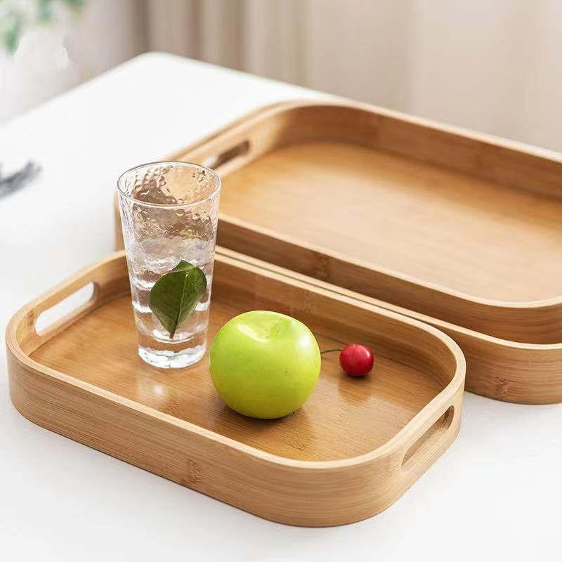 tea tray household wooden  tea set small-scale Tray teacup Leachate Chahai simple and easy