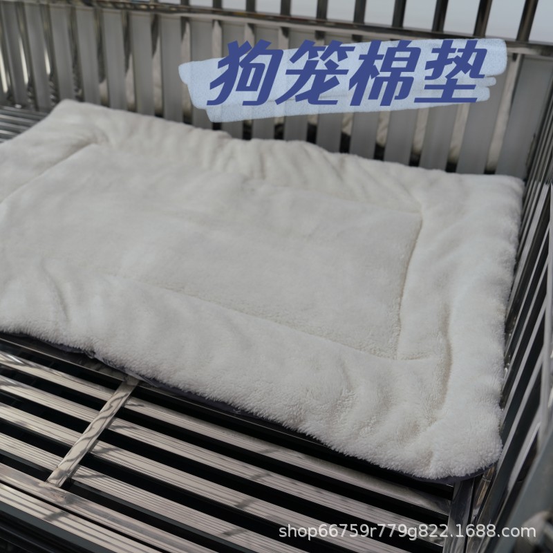 宠物专用保暖棉垫加大70*100花色随机柔软舒适防潮易清洗加绒加厚