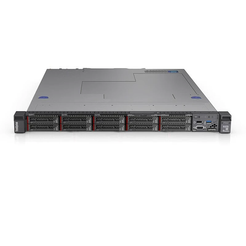 Сервер Lenovo SR258 V2 ThinkSystem, одноканальный сервер 1U Rack Server Enterprise