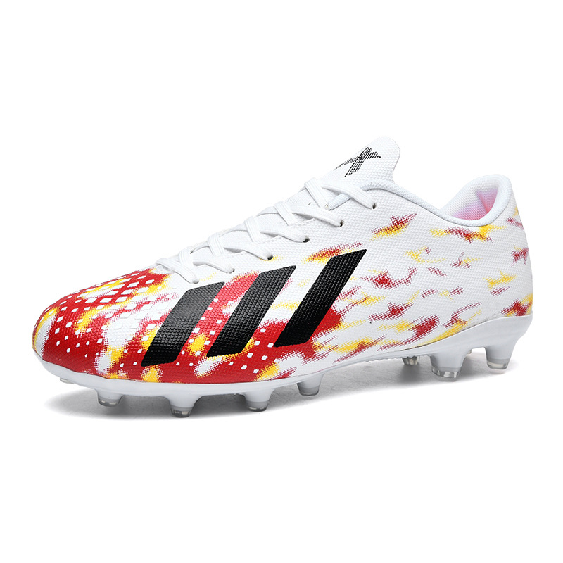 Binbinniao zapatos de fútbol transfronterizos para hombres y mujeres uñas largas rotas para jóvenes antideslizantes resistentes al desgaste de Alta Parte superior baja zapatos de entrenamiento de fútbol