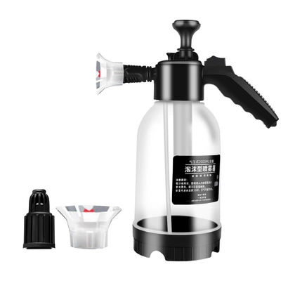 Car high-pressure foam watering can 2L hand spray type dual-purpose car wash kettle car dual-purpose car wash sprinkler watering (Car cleaning tools) - 2l-foam-watering-can-windproof-transparent-color-with-pressure-relief-valve