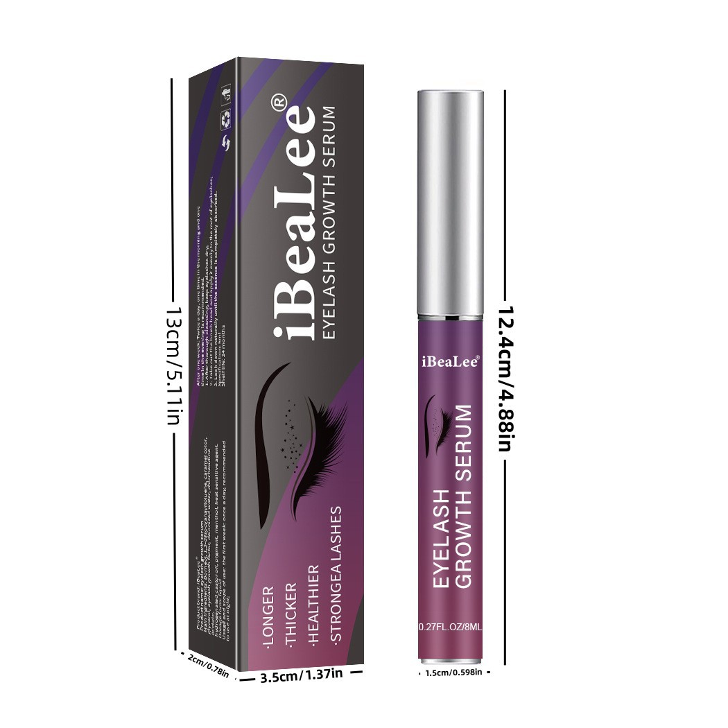 dark IBeaLee nourishes curly eyelashes, eyebrows, natural and beautiful solution eyelash pens_voghion.com