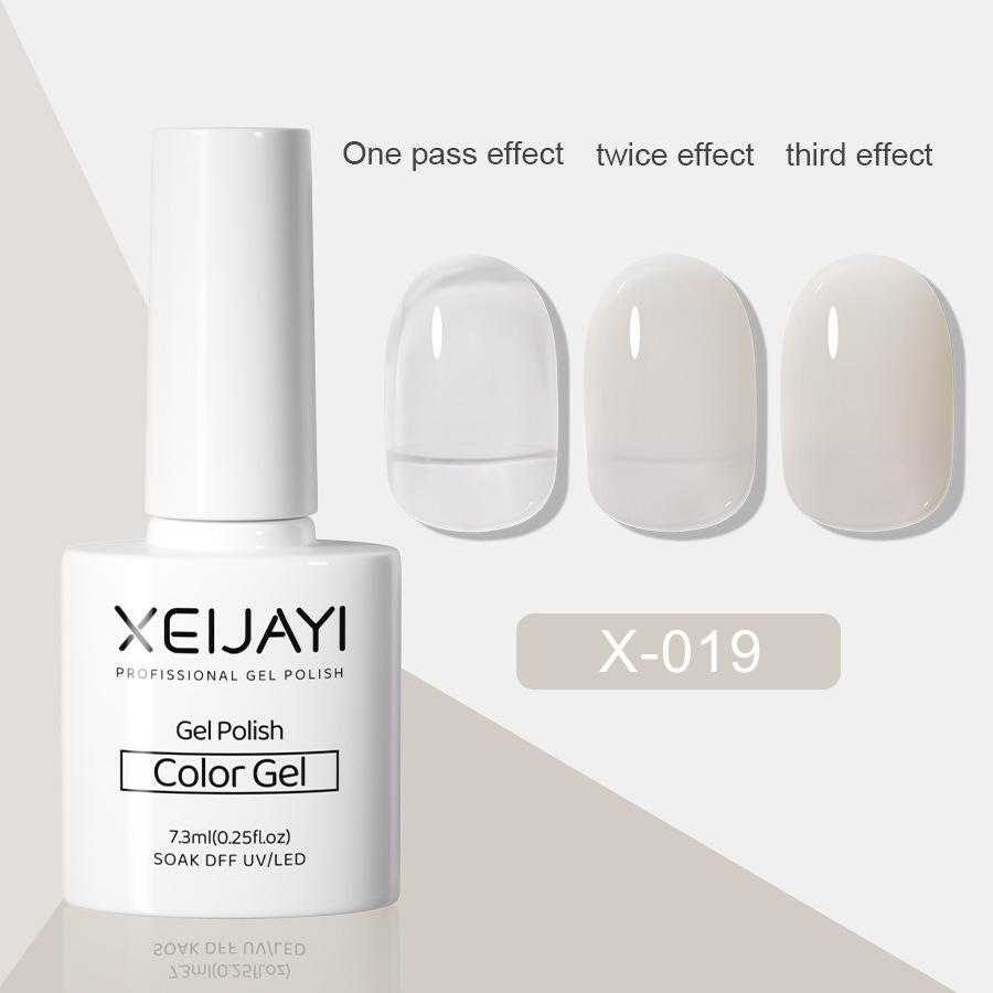 Nail Polish glue nude color ice transparent glue New Internet celebrity popular color jelly nude color nail phototherapy glue for nail salon