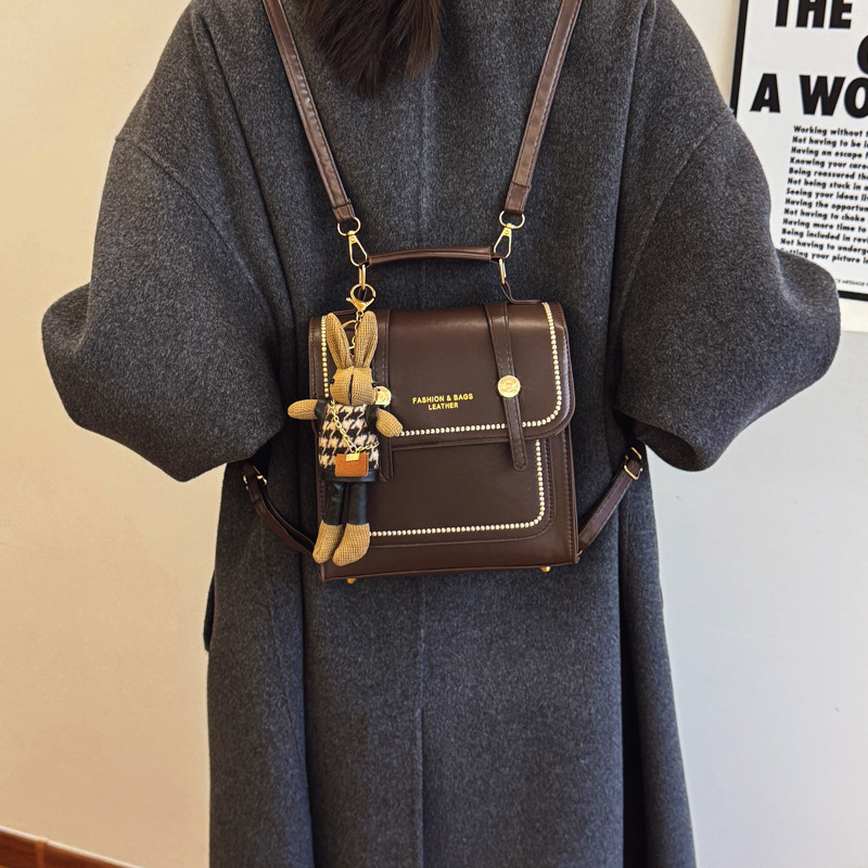 Coreana retro viaje bolso de mano mujer 2024 nuevo otoño invierno moda maletín bolso de hombro mochila mujer