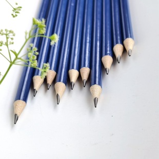 Blue HB round rod color rubber head pencil painting writing pen primary school students writing stationery suit manufacturers wholesale