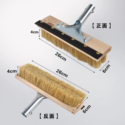imitation bristle soft bristle car: Car cleaning tools - rodless-26cm-brush-head-holder-pig-bristles