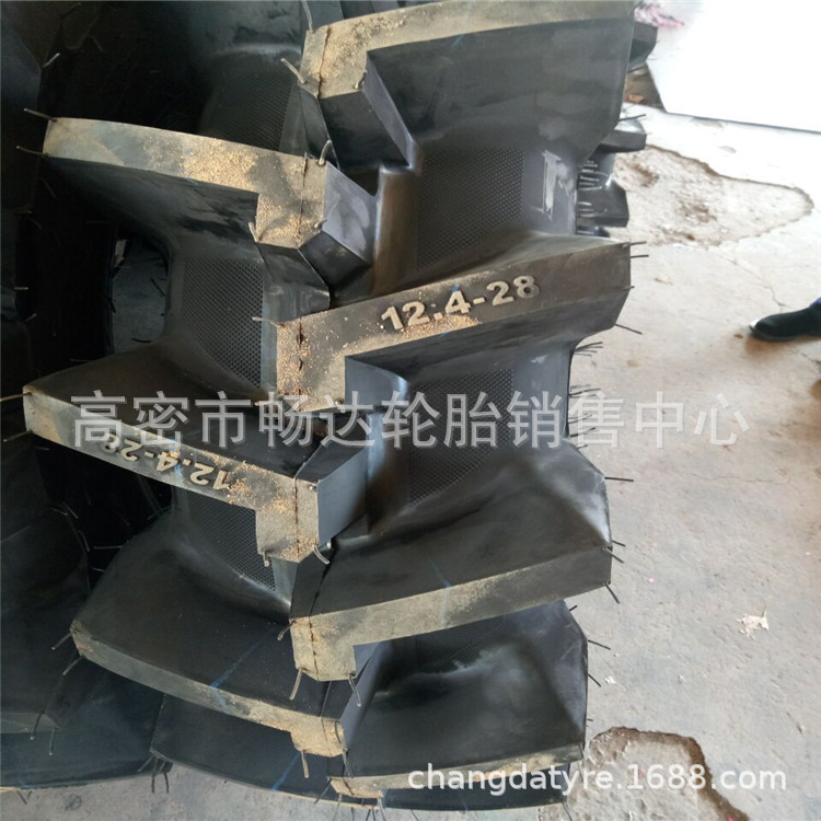 销售12.4-28 农用轮胎 水田高花 农用拖拉机轮胎