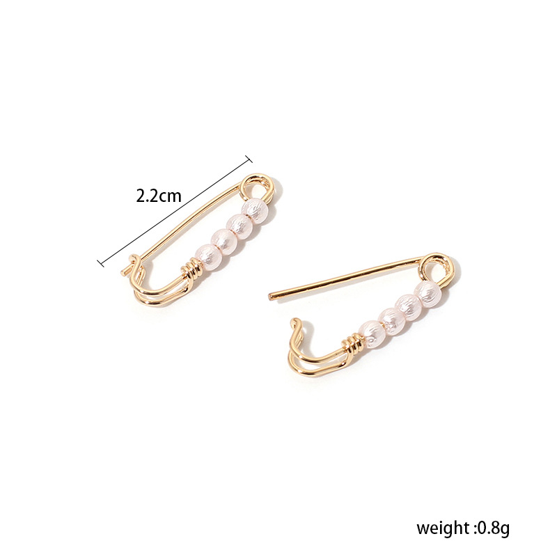 Pearl Pin Earrings display picture 1