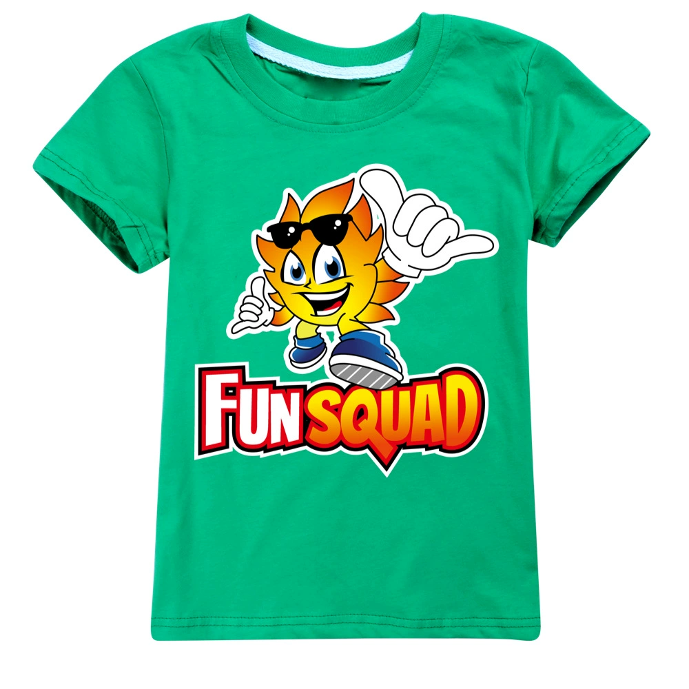 Children's cotton T-shirt Boy Fun Squad Gaming Cartoon T shirt Print Kids T-shirt Girl's Harajuku Summer 3D Short Sleeve T-shirt t-shirt in kid	