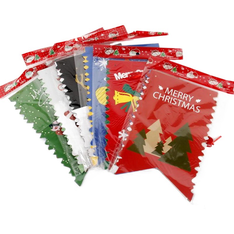 Banderín Navideño de Cola de Pez de Papel Decorativo para Navidad