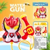 Red backpack, water gun, new collection, Superman, 1300 ml