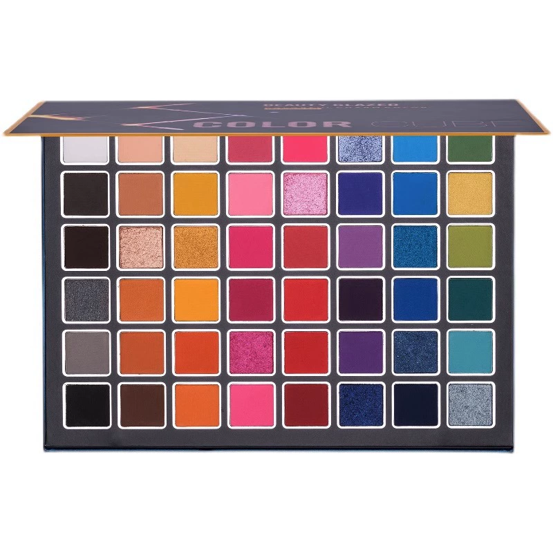 Палетка теней для век Beautyglazed 48 цветов детский сценический макияж костюм cos play цветная тени матовый стиль ins