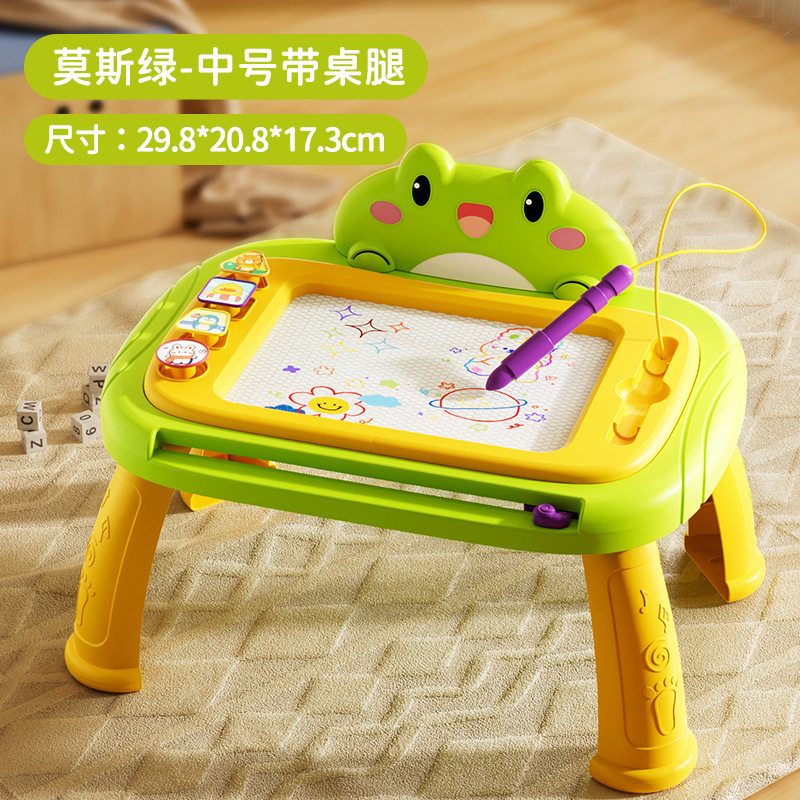 子供用お絵かきボード、家庭用幼児用磁気大文字ボード、赤ちゃん落書き磁気絵画おもちゃ、絵画と書き込みボード、消去可能|undefined