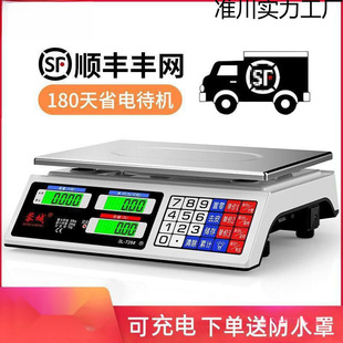 Rongcheng Electronic Scale Commercial Small Business Household 30kg Electronic Scale Vegetable Selling Vegetable Stall Kilogram Kitchen