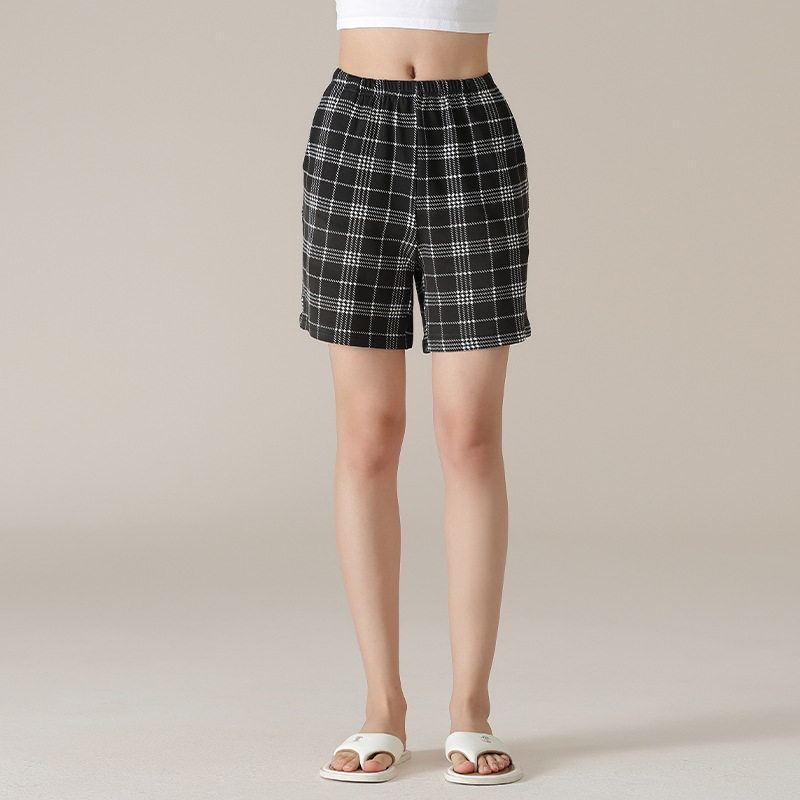 Pantalones de pijama de mujer de verano delgados pantalones cortos de algodón para el hogar pantalones de mujer sueltos de verano solo pantalones de algodón para el hogar