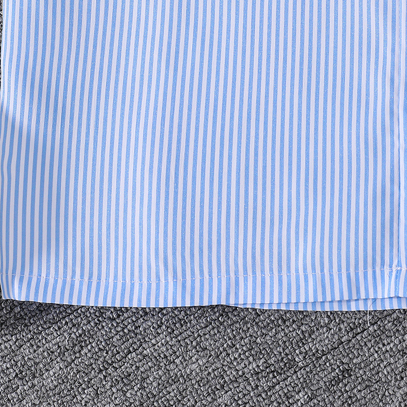 7-12 Nyt Børnetøj Mellemstor og Stor Stribet Langærmet T-shirt Top Piger Sæt_voghion.com