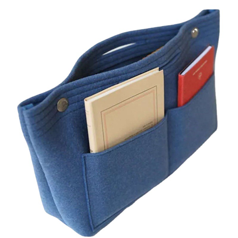 2023 bolsa de cosméticos de fieltro perezoso creativo transfronterizo bolsa central bolsa de almacenamiento de cosméticos bolsa portátil para mujer