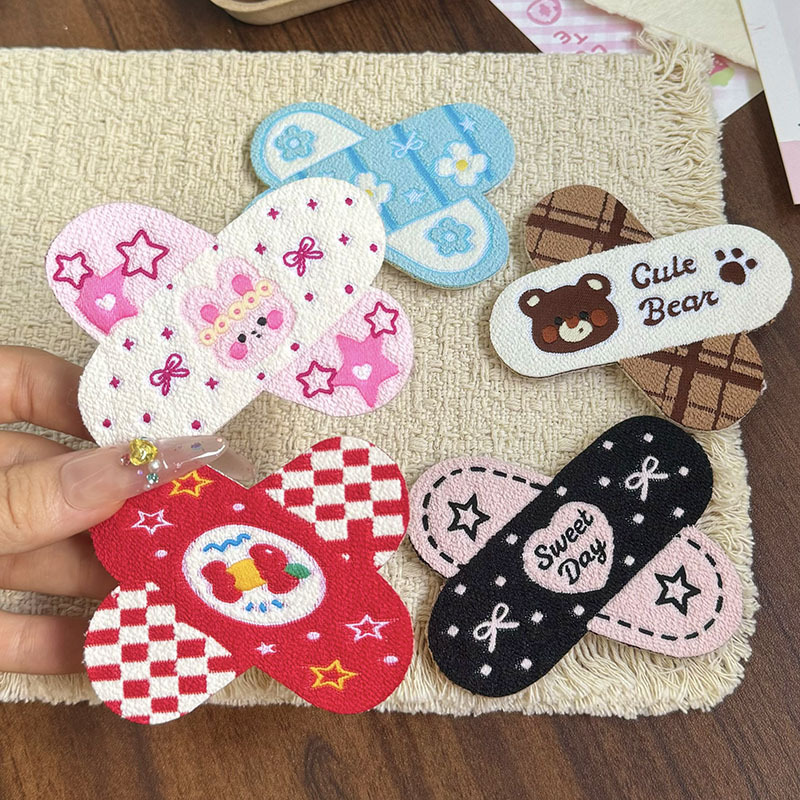 Creative 2D Band-Aid Magic Tape, Cute and Fresh for Girls, Seamless Bangs Sticker for Tidying and Organizing Hair