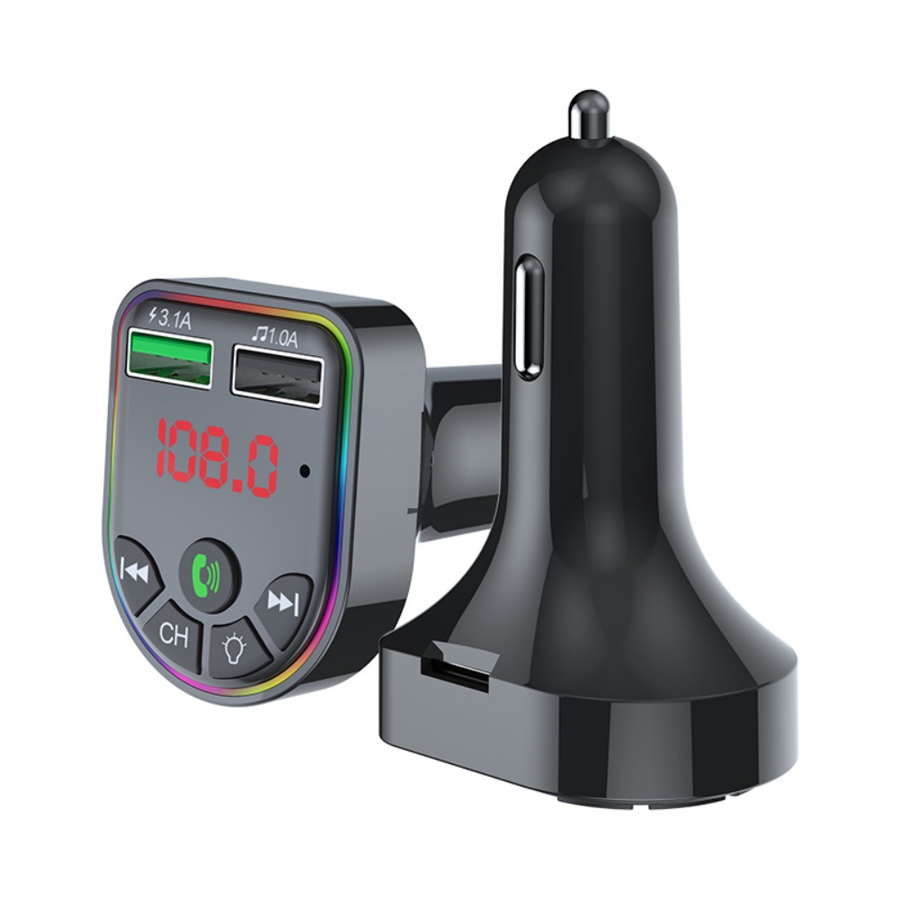 S10 Car Mp3 Bluetooth Player Fm Transmitter Car Mobile Phone Charger Export Cross-Border Southeast Asia Supply
