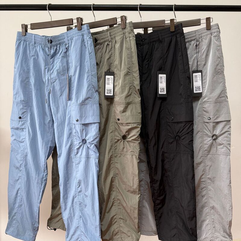 Double-pocket metal nylon mesh men's sports outdoor casual loose quick-dry long pants trendy brand shorts Double-pocket metal nylon mesh men's sports outdoor casual loose quick-dry long pants trendy brand shorts