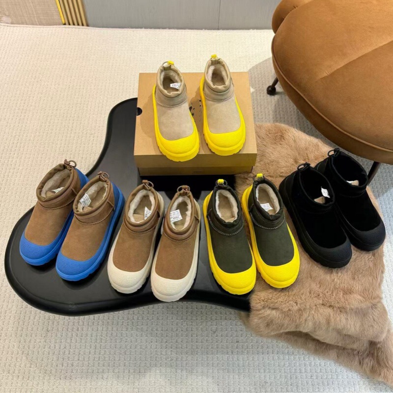 Shangpo Slip-On New Tasman Couple Wool Boots Wang Yibo Same Style Mini Chinese Snow Boots