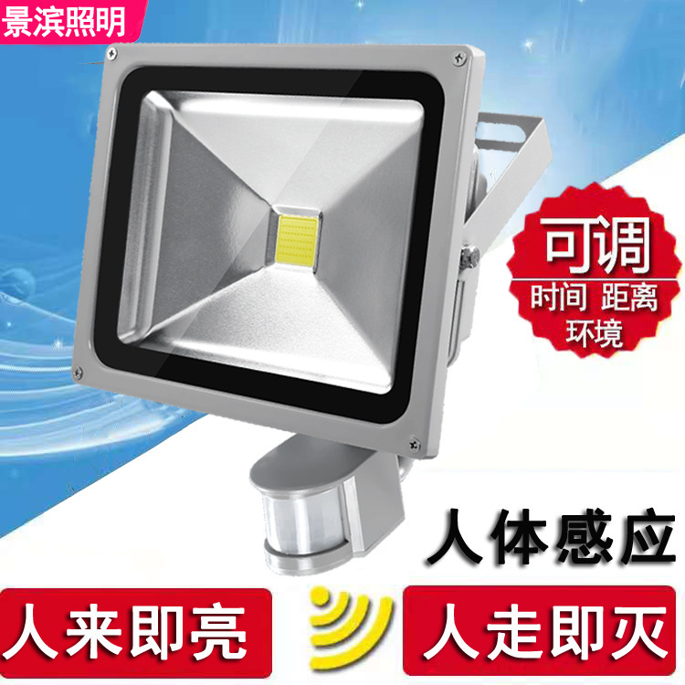 led human body induction floodlight 100w garage light outdoor light control floodlight corridor light infrared induction spotlight led human body induction floodlight 100w garage light outdoor light control floodlight corridor light infrared induction spotlight