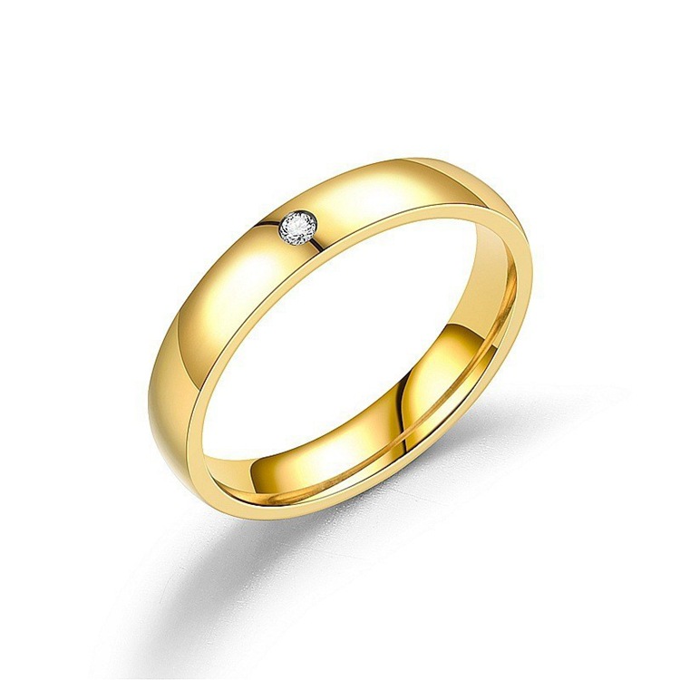 6g Weight PVD Coated Gold Plating Process Real Gold Plated Plating Material Zircon Inlay Material Rings Classification 18K Gold Plating Color 1 Piece Quantity Daily Occasion 201 Stainless Steel Material U Shape Pattern Unisex Gender Fashion Style Waterproof Non Tarnish, Inlay Craft Real Gold Plated 201 Stainless Steel PVD Coated Zircon U Shape Waterproof Non Tarnish Fashion Rings For Unisex 12