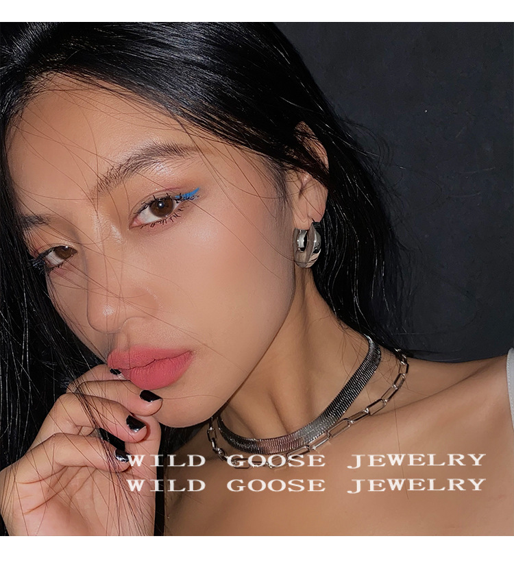 10g Weight Earrings Classification 1 Pair Quantity Daily Occasion Metal Material Geometric Pattern Women'S Gender Plating Design Fashion Style 1 Pair Fashion Geometric Metal Plating Women's Earrings 5